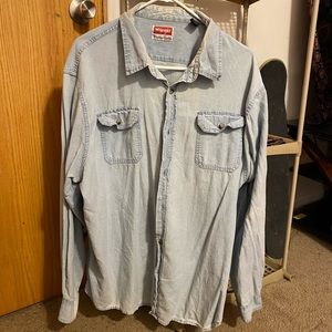 Wrangler Stone Wash Button Up